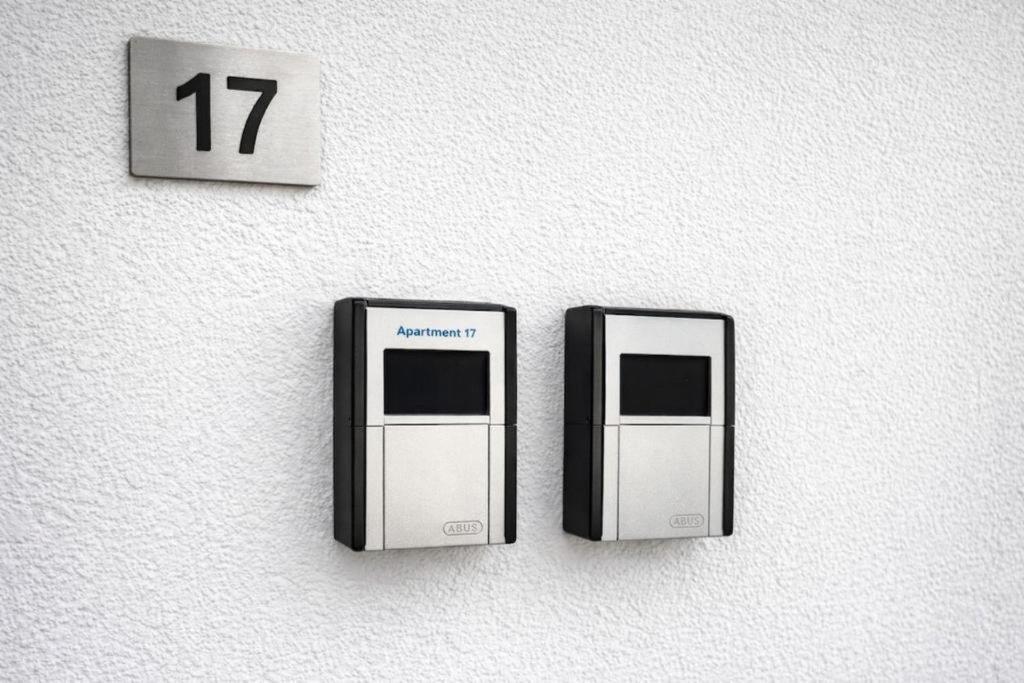 Schlüsselkasten für Apartment 17