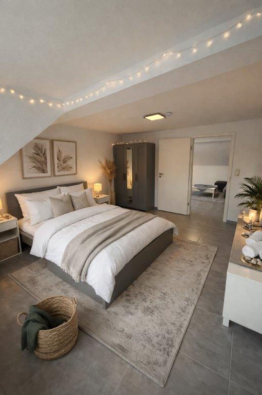 Weitere Schlafzimmeransicht in Apartment 51