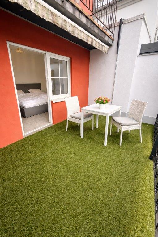 Weitere Terrassenansicht von Apartment 61
